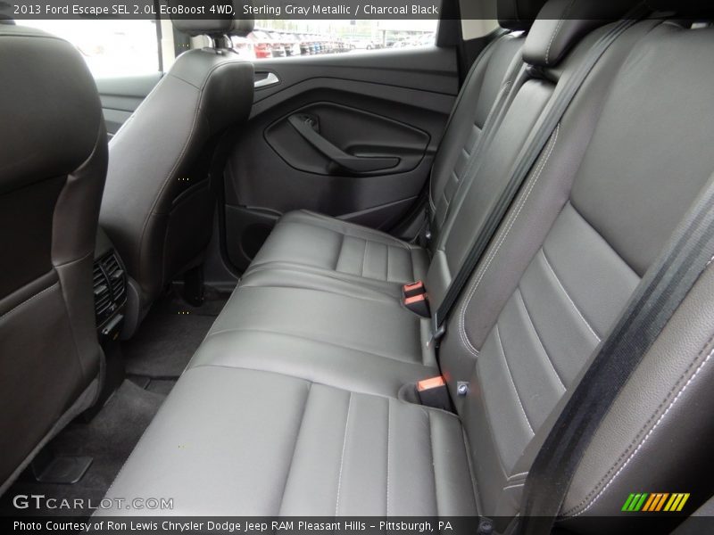 Sterling Gray Metallic / Charcoal Black 2013 Ford Escape SEL 2.0L EcoBoost 4WD