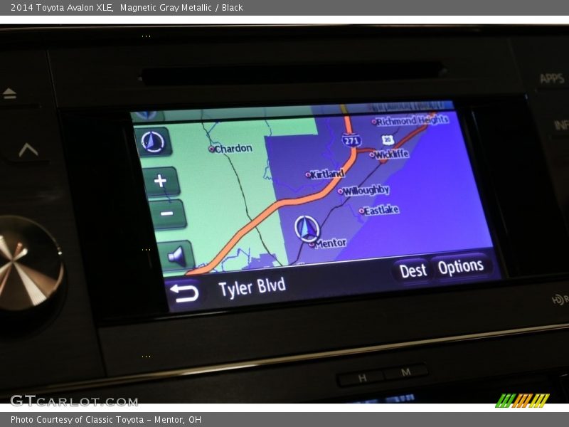 Magnetic Gray Metallic / Black 2014 Toyota Avalon XLE