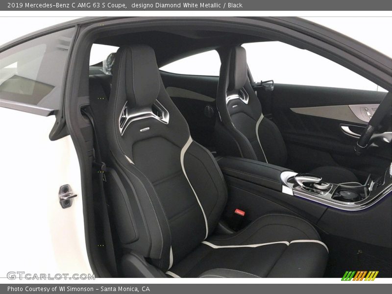 Front Seat of 2019 C AMG 63 S Coupe