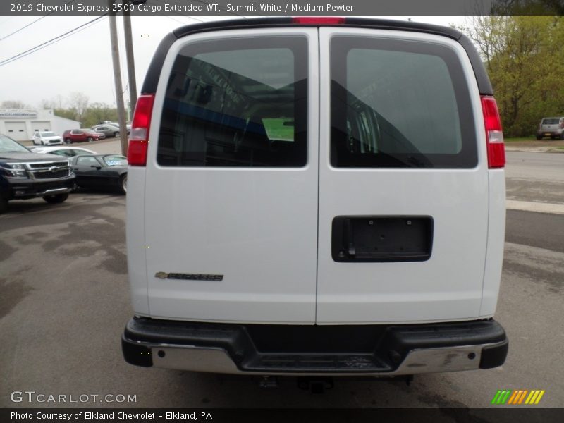 Summit White / Medium Pewter 2019 Chevrolet Express 2500 Cargo Extended WT