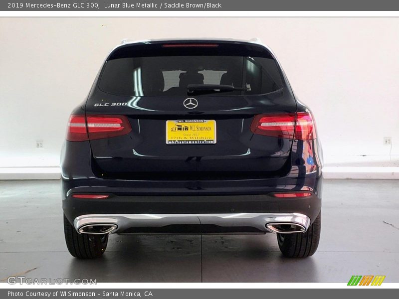 Lunar Blue Metallic / Saddle Brown/Black 2019 Mercedes-Benz GLC 300
