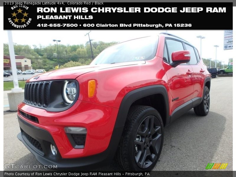 Colorado Red / Black 2019 Jeep Renegade Latitude 4x4