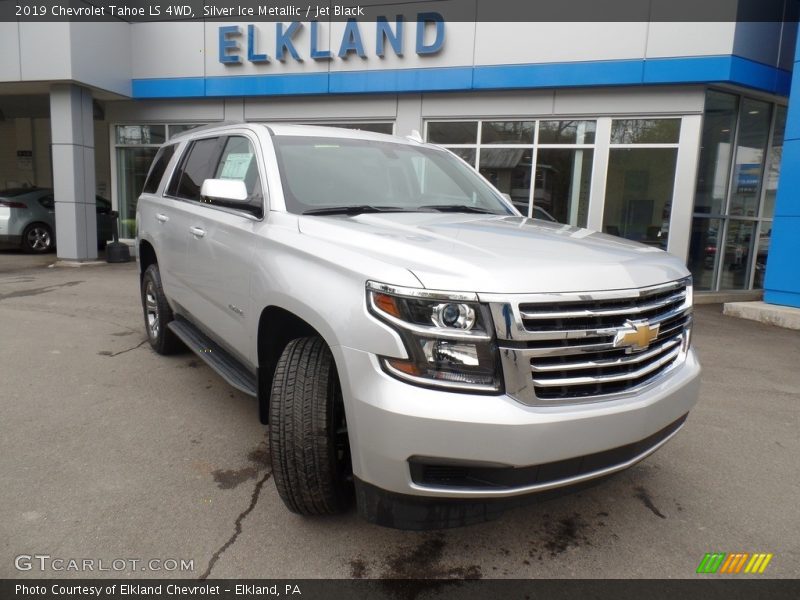 Silver Ice Metallic / Jet Black 2019 Chevrolet Tahoe LS 4WD