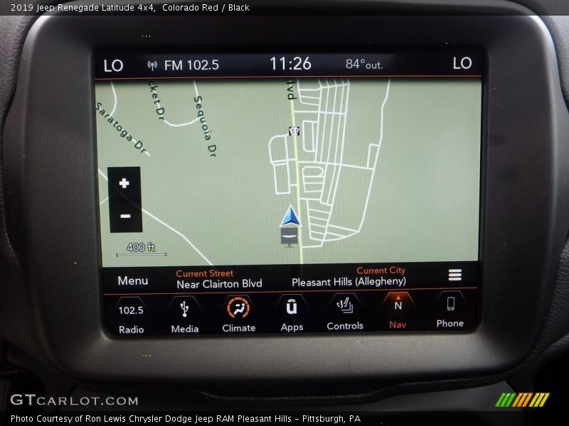 Colorado Red / Black 2019 Jeep Renegade Latitude 4x4