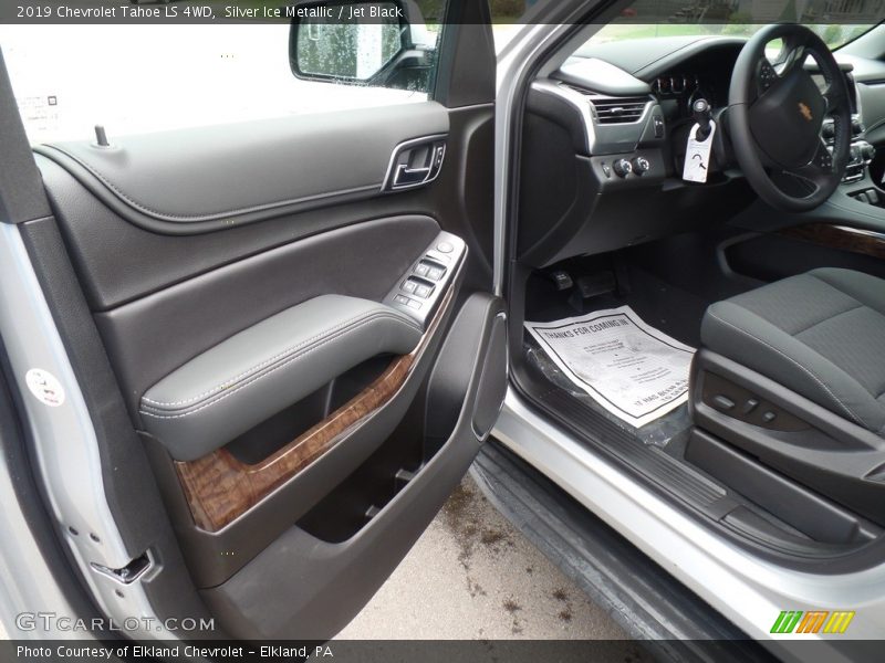 Silver Ice Metallic / Jet Black 2019 Chevrolet Tahoe LS 4WD