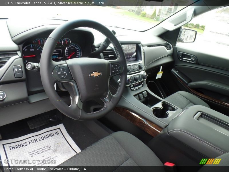 Silver Ice Metallic / Jet Black 2019 Chevrolet Tahoe LS 4WD