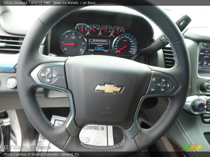Silver Ice Metallic / Jet Black 2019 Chevrolet Tahoe LS 4WD