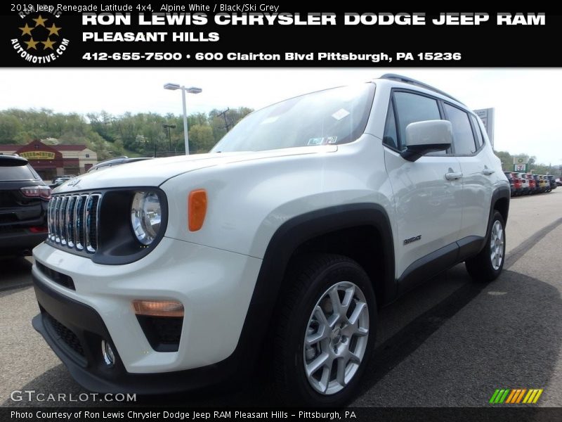 Alpine White / Black/Ski Grey 2019 Jeep Renegade Latitude 4x4