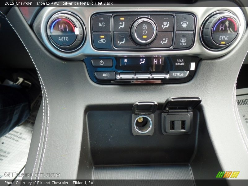 Silver Ice Metallic / Jet Black 2019 Chevrolet Tahoe LS 4WD
