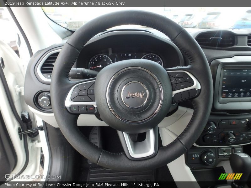 Alpine White / Black/Ski Grey 2019 Jeep Renegade Latitude 4x4
