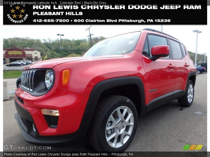 Colorado Red / Black/Ski Grey 2019 Jeep Renegade Latitude 4x4