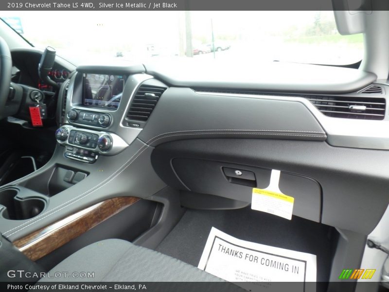 Silver Ice Metallic / Jet Black 2019 Chevrolet Tahoe LS 4WD