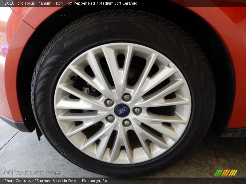 Hot Pepper Red / Medium Soft Ceramic 2018 Ford Focus Titanium Hatch