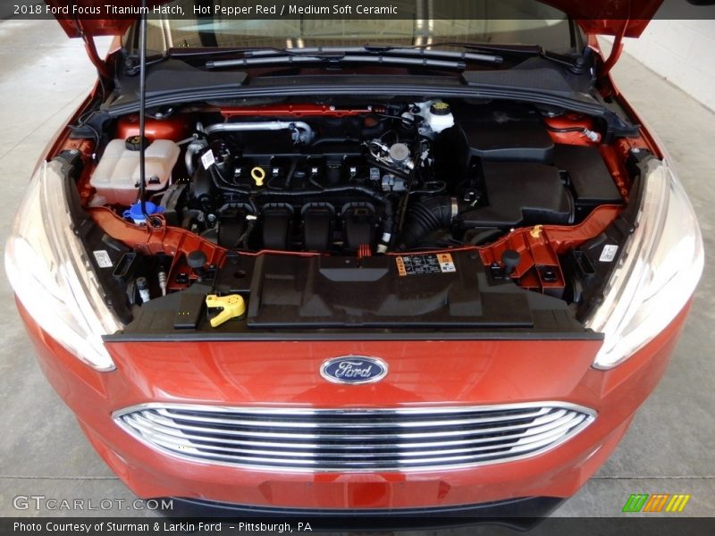 Hot Pepper Red / Medium Soft Ceramic 2018 Ford Focus Titanium Hatch