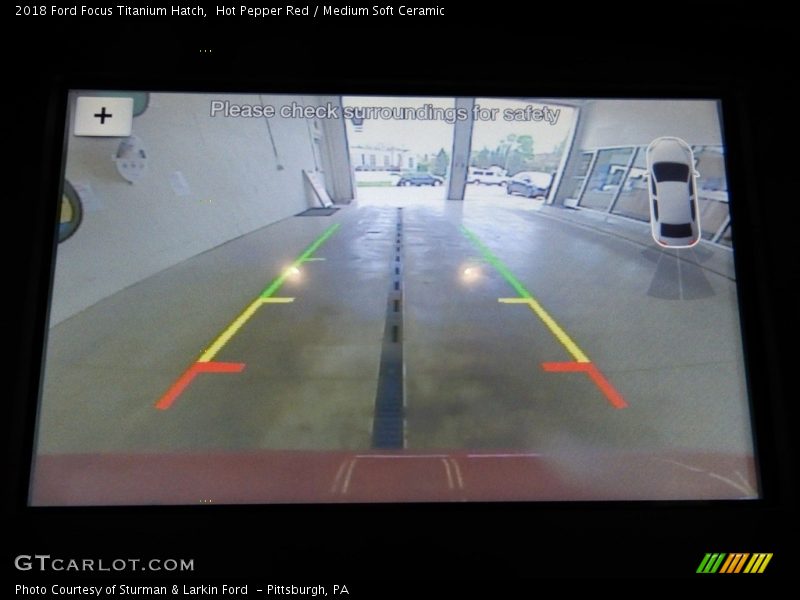 Hot Pepper Red / Medium Soft Ceramic 2018 Ford Focus Titanium Hatch