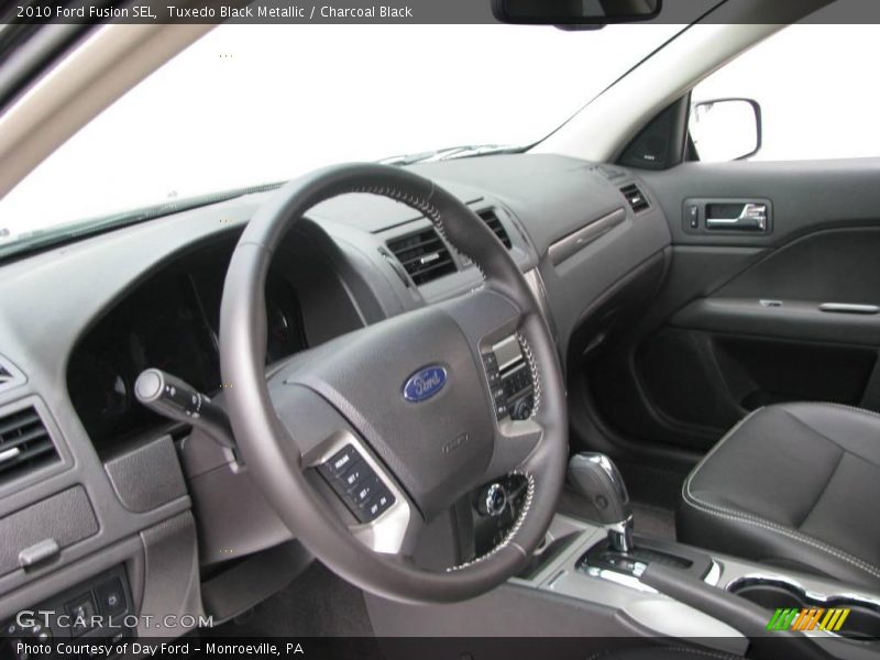 Tuxedo Black Metallic / Charcoal Black 2010 Ford Fusion SEL