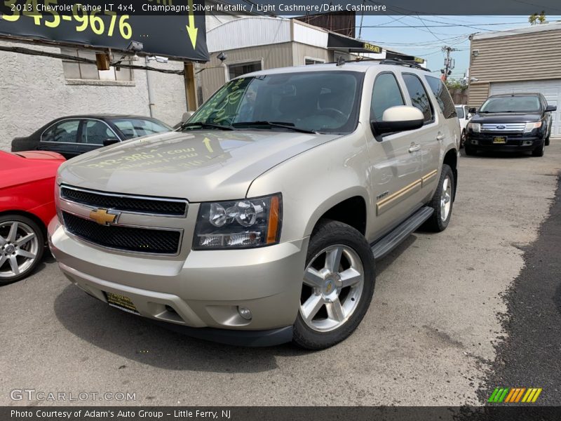 Champagne Silver Metallic / Light Cashmere/Dark Cashmere 2013 Chevrolet Tahoe LT 4x4