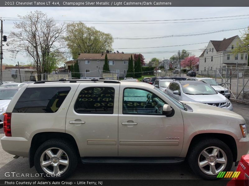 Champagne Silver Metallic / Light Cashmere/Dark Cashmere 2013 Chevrolet Tahoe LT 4x4