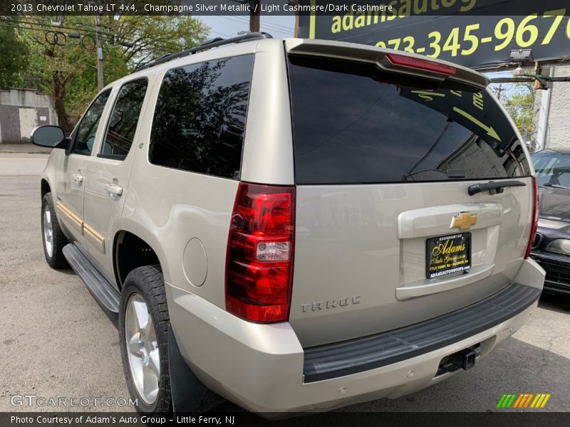 Champagne Silver Metallic / Light Cashmere/Dark Cashmere 2013 Chevrolet Tahoe LT 4x4