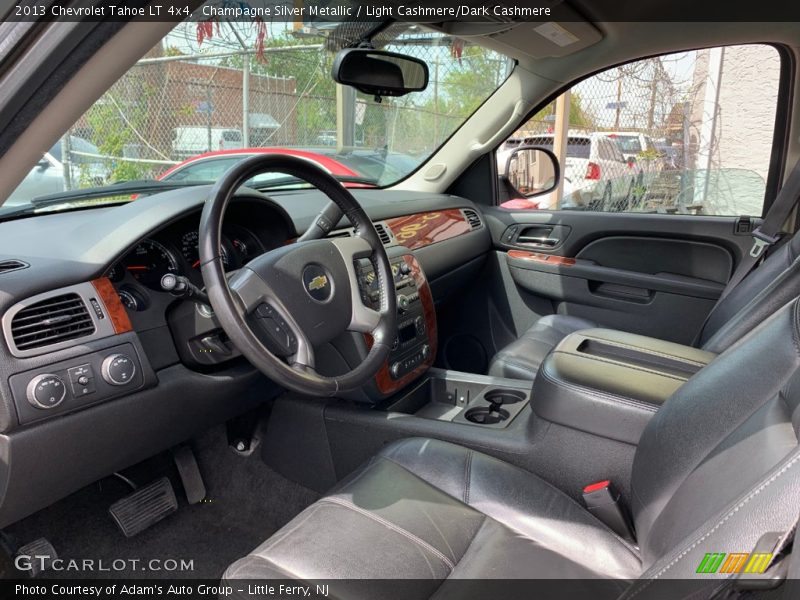 Champagne Silver Metallic / Light Cashmere/Dark Cashmere 2013 Chevrolet Tahoe LT 4x4