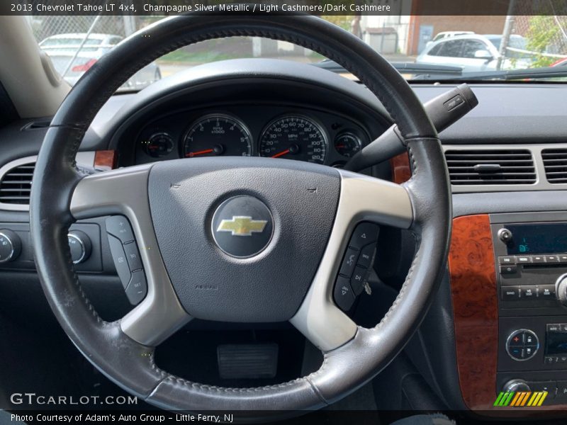 Champagne Silver Metallic / Light Cashmere/Dark Cashmere 2013 Chevrolet Tahoe LT 4x4