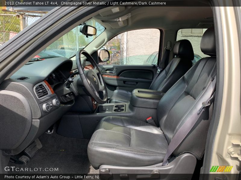 Champagne Silver Metallic / Light Cashmere/Dark Cashmere 2013 Chevrolet Tahoe LT 4x4