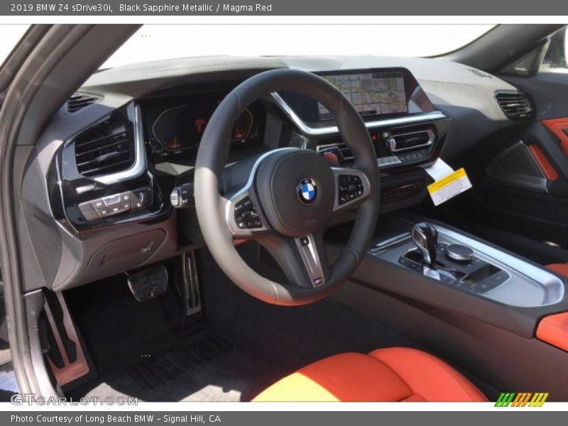Black Sapphire Metallic / Magma Red 2019 BMW Z4 sDrive30i