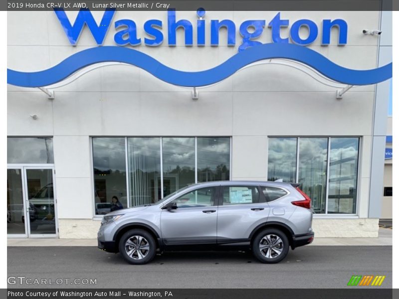 Lunar Silver Metallic / Gray 2019 Honda CR-V LX AWD