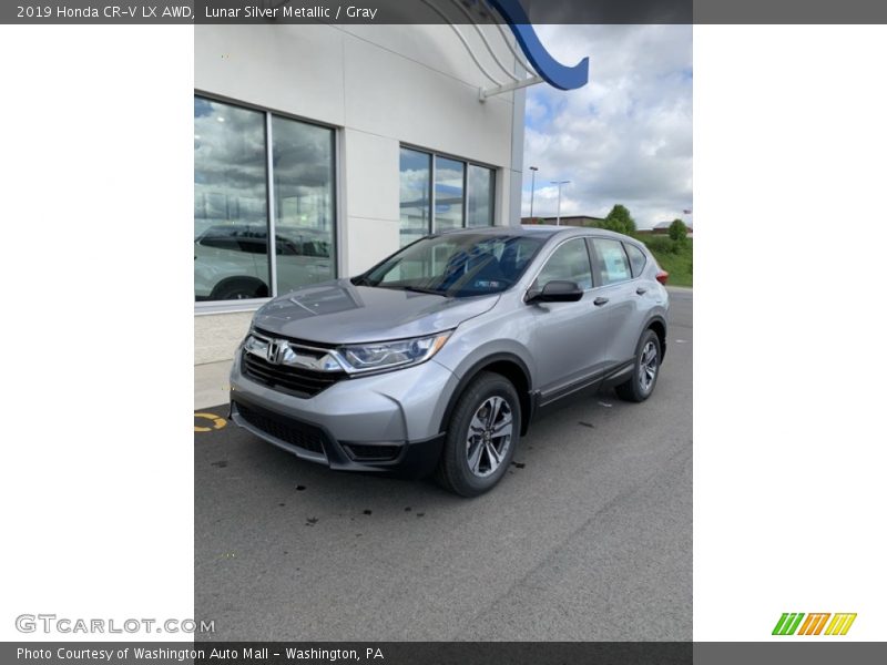 Lunar Silver Metallic / Gray 2019 Honda CR-V LX AWD