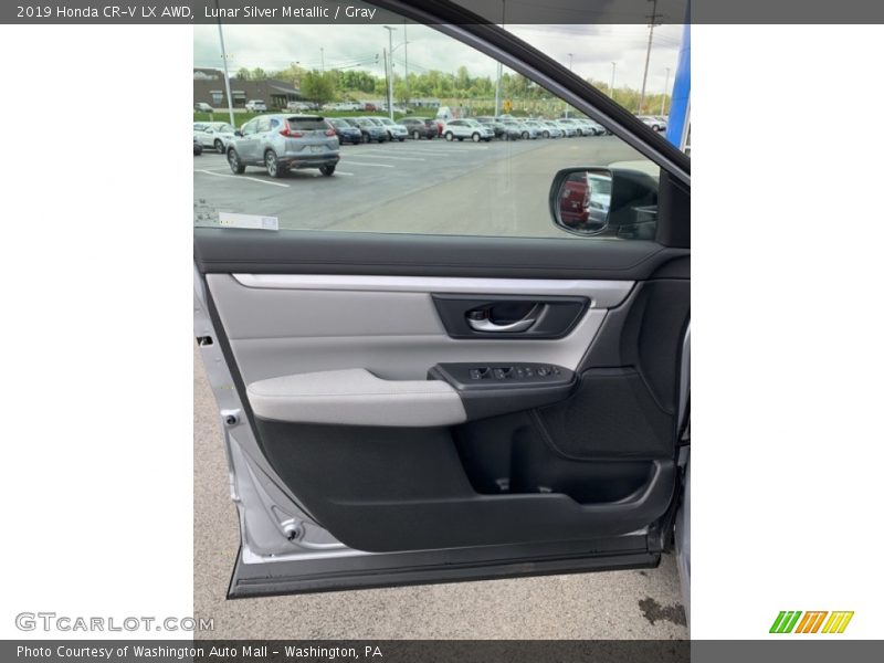 Lunar Silver Metallic / Gray 2019 Honda CR-V LX AWD