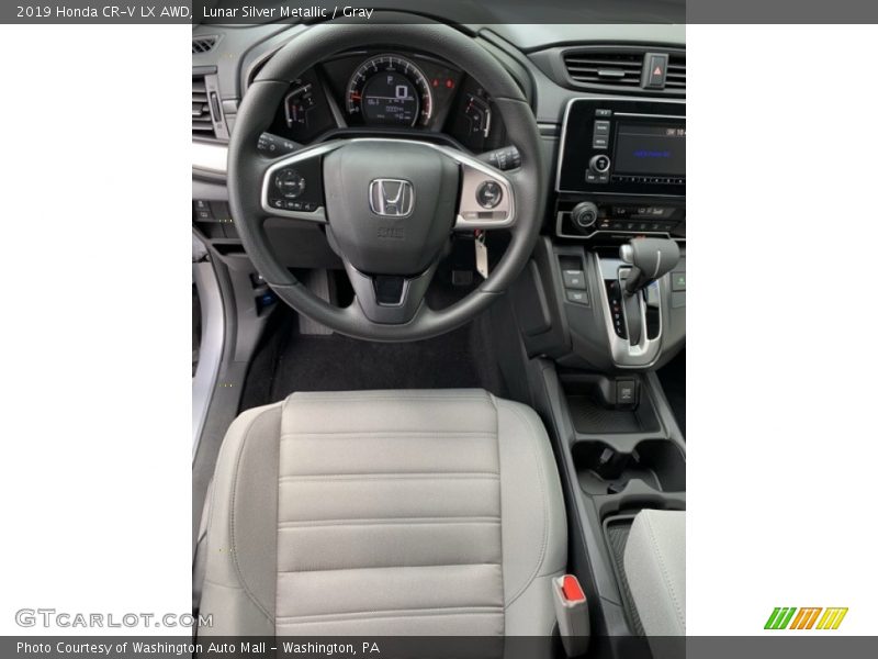 Lunar Silver Metallic / Gray 2019 Honda CR-V LX AWD