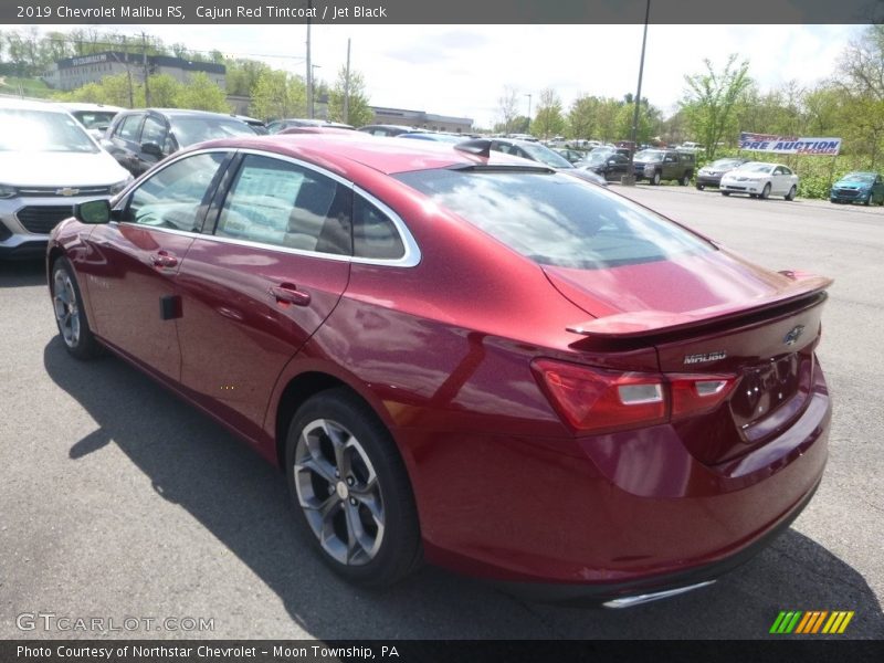 Cajun Red Tintcoat / Jet Black 2019 Chevrolet Malibu RS