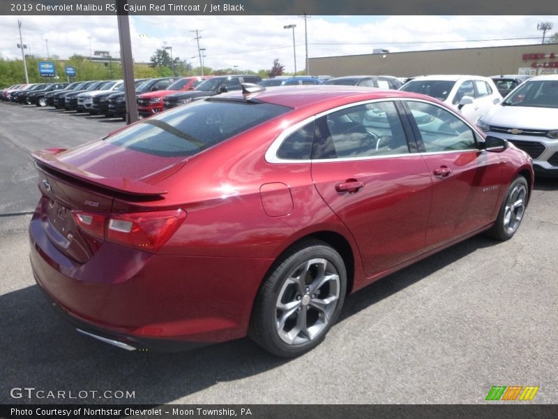 Cajun Red Tintcoat / Jet Black 2019 Chevrolet Malibu RS