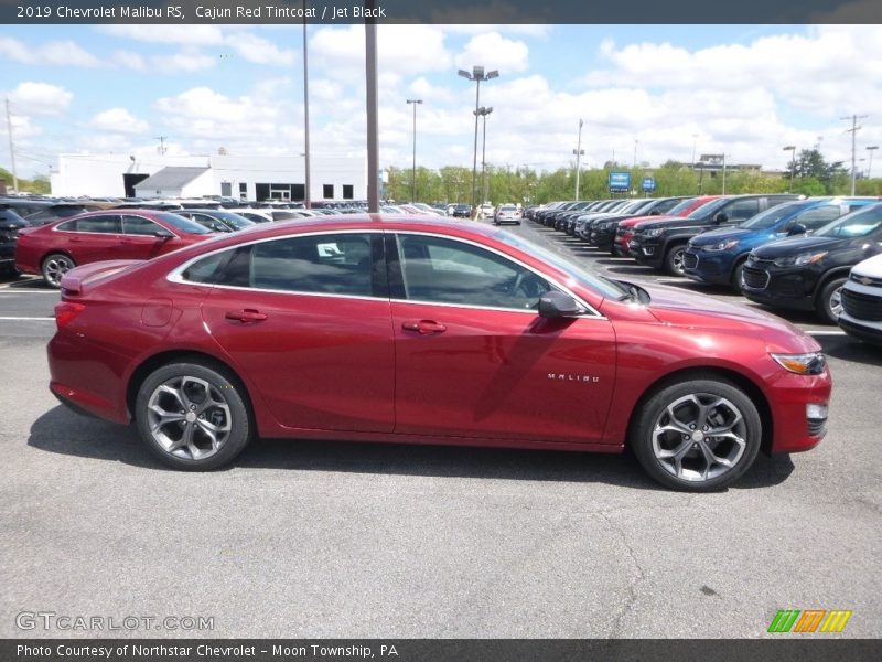 Cajun Red Tintcoat / Jet Black 2019 Chevrolet Malibu RS