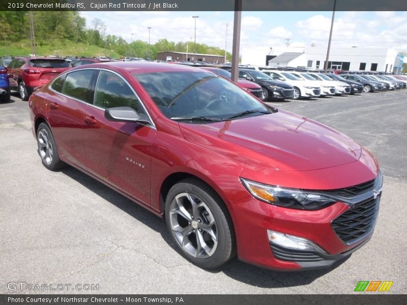 Cajun Red Tintcoat / Jet Black 2019 Chevrolet Malibu RS