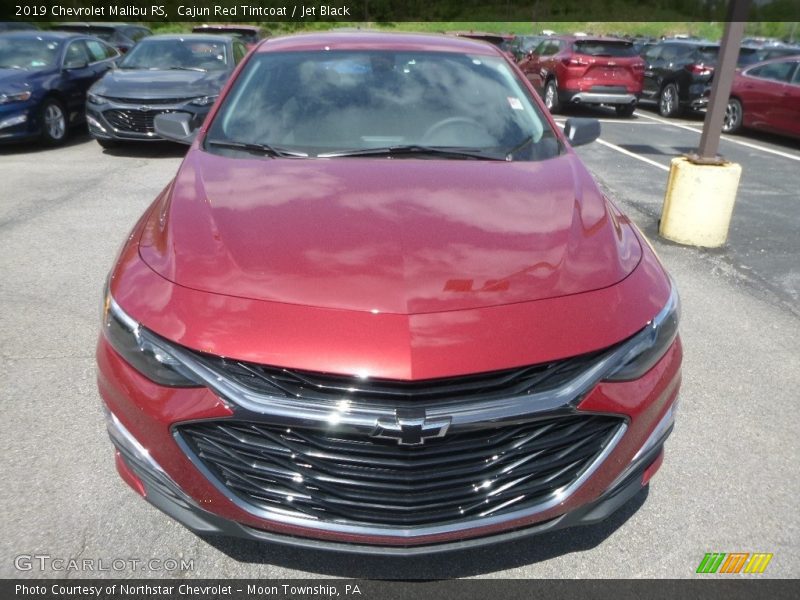 Cajun Red Tintcoat / Jet Black 2019 Chevrolet Malibu RS