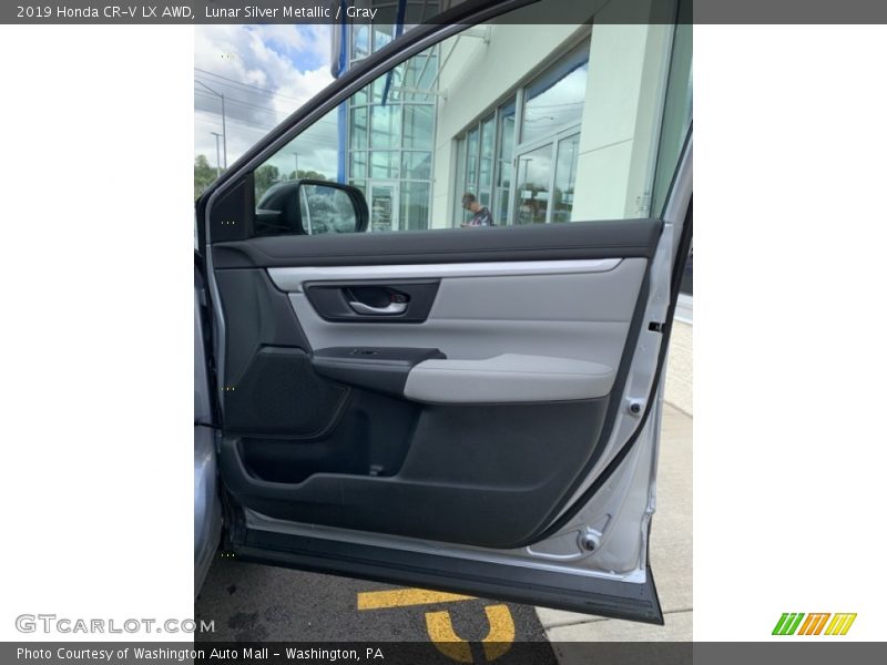 Lunar Silver Metallic / Gray 2019 Honda CR-V LX AWD