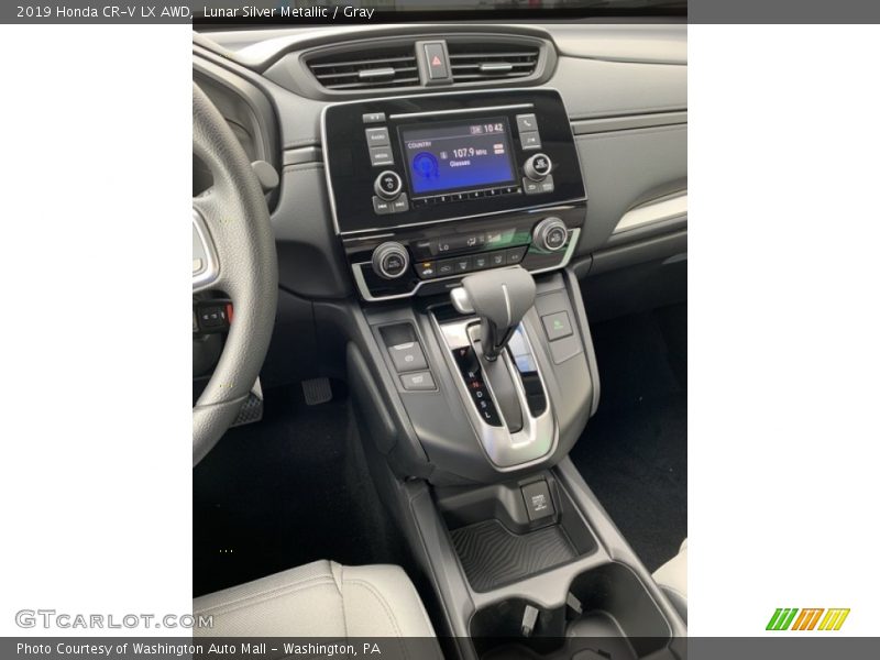 Lunar Silver Metallic / Gray 2019 Honda CR-V LX AWD