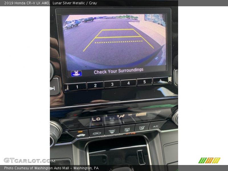 Lunar Silver Metallic / Gray 2019 Honda CR-V LX AWD