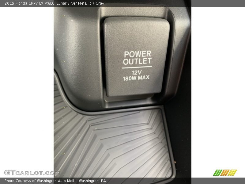 Lunar Silver Metallic / Gray 2019 Honda CR-V LX AWD
