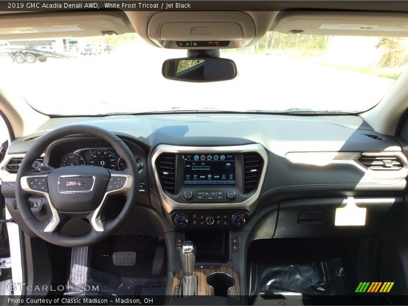 White Frost Tricoat / Jet Black 2019 GMC Acadia Denali AWD