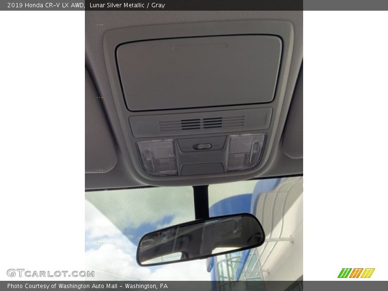 Lunar Silver Metallic / Gray 2019 Honda CR-V LX AWD