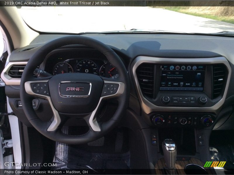 White Frost Tricoat / Jet Black 2019 GMC Acadia Denali AWD