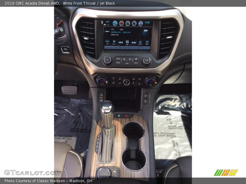 White Frost Tricoat / Jet Black 2019 GMC Acadia Denali AWD