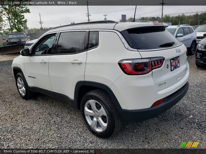 White / Black 2019 Jeep Compass Latitude 4x4