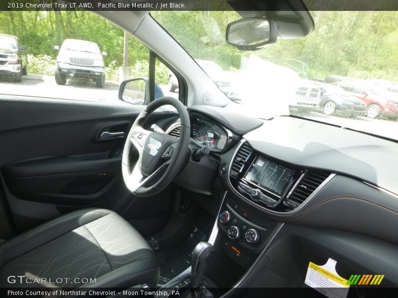 Pacific Blue Metallic / Jet Black 2019 Chevrolet Trax LT AWD