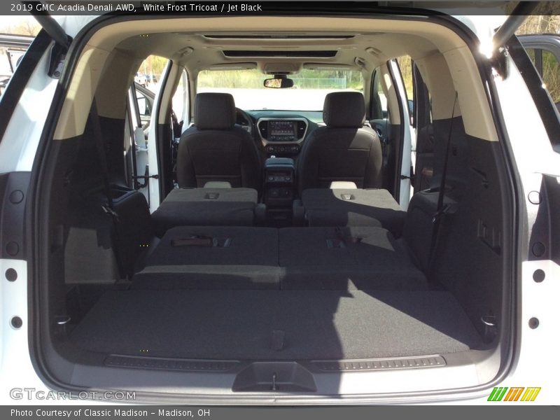 White Frost Tricoat / Jet Black 2019 GMC Acadia Denali AWD
