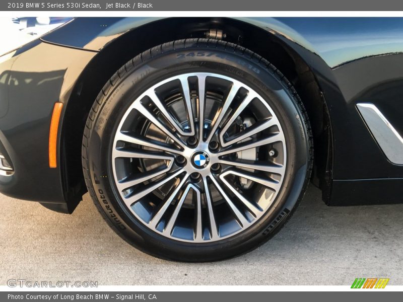 Jet Black / Black 2019 BMW 5 Series 530i Sedan