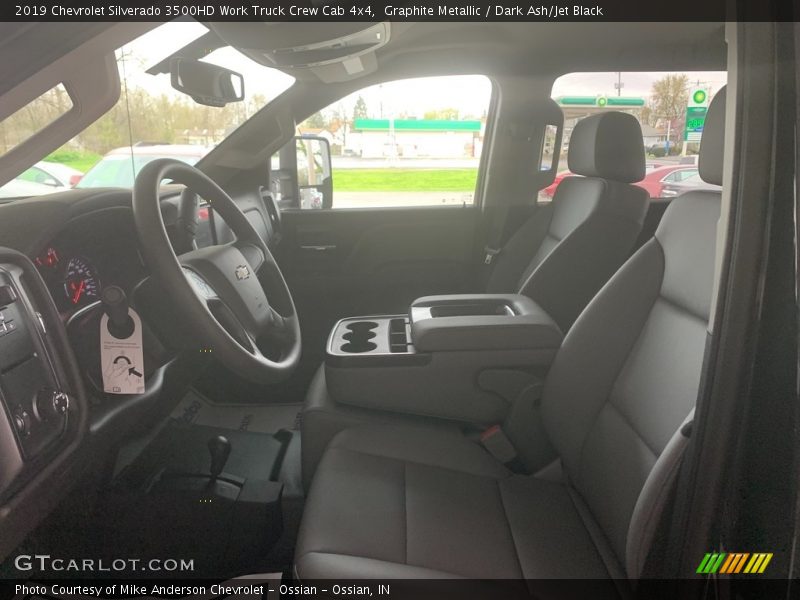 Graphite Metallic / Dark Ash/Jet Black 2019 Chevrolet Silverado 3500HD Work Truck Crew Cab 4x4