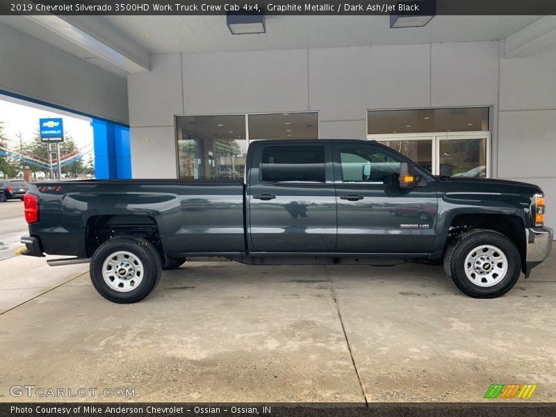Graphite Metallic / Dark Ash/Jet Black 2019 Chevrolet Silverado 3500HD Work Truck Crew Cab 4x4